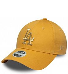 Czapka z daszkiem New Era żółta damska 