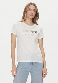 T-shirt JDY biały damski Michigan 15311702  Regular Fit