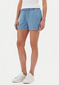 Szorty ONLY niebieskie damskie Materiałowe Pema 15226321  Relaxed Fit