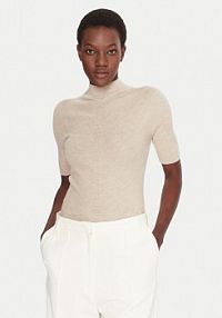 Golf BOSS beżowy damski 