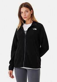 Bluza z polaru The North Face czarna damska Polar Glacier NF0A8D2F  Regular Fit
