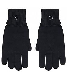 Rękawiczki Calvin Klein czarne damskie Damskie