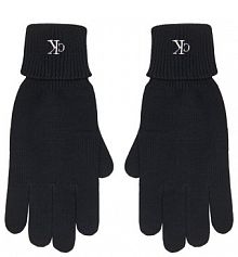 Rękawiczki Calvin Klein czarne damskie Damskie