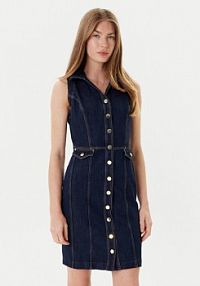 Sukienka jeansowa Guess granatowa 