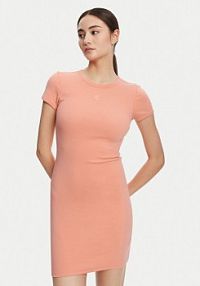 Sukienka codzienna Calvin Klein Jeans różowa 