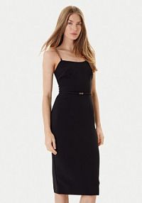 Sukienka koktajlowa Marciano Guess czarna 5YGK13 7160A  Regular Fit