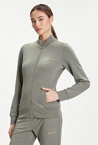 Bluza rozpinana EA7 Emporio Armani zielona damska 8NTM43 TJ9RZ U8142  Regular Fit