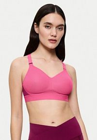 Biustonosz sportowy Triumph różowy 