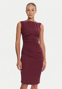 Sukienka koktajlowa Rinascimento fioletowa 