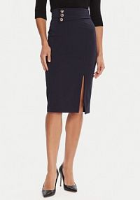 Spódnica ołówkowa Rinascimento granatowa CFC0126167003  Slim Fit