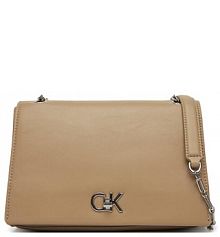 Torebka wieczorowa Calvin Klein beżowa 