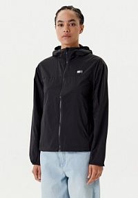 Kurtka przejściowa Tommy Jeans czarna damska Wiatrówka DW0DW21188  Regular Fit