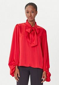 Spodnie eleganckie Rinascimento czarne damskie Materiałowe