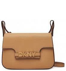 Torebka listonoszka DKNY beżowa 
