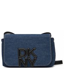 Torebka listonoszka DKNY niebieska 