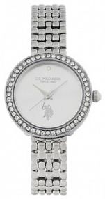 Zegarek U.S. Polo Assn. srebrny damski 