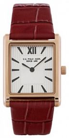 Zegarek U.S. Polo Assn. czerwony damski 