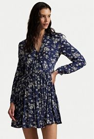 Sukienka codzienna Polo Ralph Lauren granatowa 