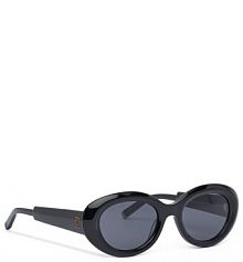 Okulary Tommy Hilfiger czarne damskie Przeciwsłoneczne