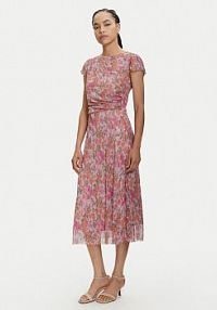 Sukienka koktajlowa Swing różowa 