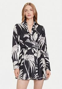 Sukienka koktajlowa Guess zielona 