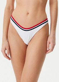 Strój kąpielowy Tommy Hilfiger biały Dół od bikini