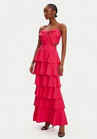 Sukienka wieczorowa ACCESS FASHION różowa 
