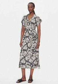 Sukienka JDY beżowa Koszulowa