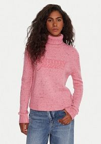 Golf Tommy Jeans różowy damski 