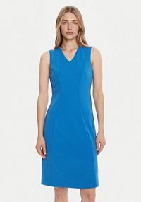 Sukienka koktajlowa Calvin Klein niebieska 