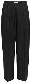 Spodnie eleganckie ONLY czarne damskie Materiałowe Reina 15349616  Straight Fit