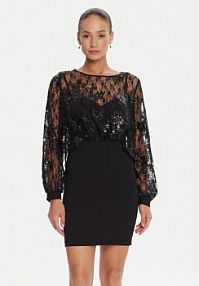 Sukienka koktajlowa Rinascimento czarna 