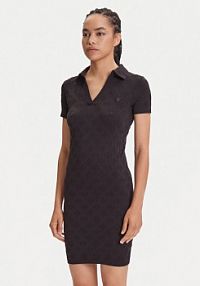 Sukienka codzienna Guess czarna 