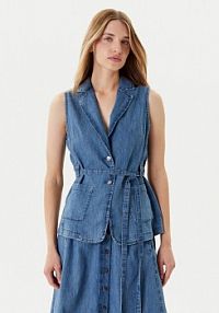 Kamizelka United Colors Of Benetton niebieska damska 