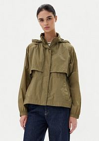 Kurtka przejściowa Tommy Hilfiger khaki damska Wiatrówka WW0WW46444  Relaxed Fit