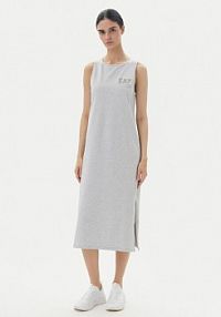 Sukienka codzienna EA7 Emporio Armani szara 