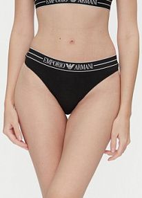 Figi Emporio Armani Underwear czarne Komplet 2 par fig brazylijskich