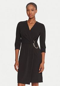 Sukienka koktajlowa Rinascimento czarna 