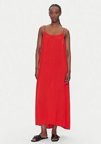 Sukienka letnia ONLY czerwona Niki 15344611  Regular Fit