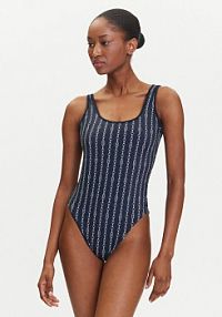 Strój kąpielowy Tommy Hilfiger granatowy 