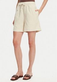 Szorty Mustang beżowe damskie Materiałowe