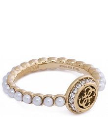 Pierścionek Guess złoty 