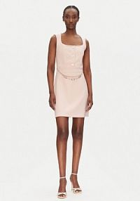 Sukienka koktajlowa Rinascimento różowa 