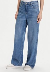 Jeansy Lee niebieskie damskie 
