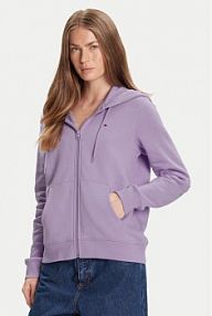 Bluza rozpinana Tommy Jeans fioletowa damska 
