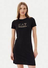 Sukienka codzienna EA7 Emporio Armani czarna 