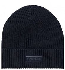 Czapka zimowa Calvin Klein granatowa damska 