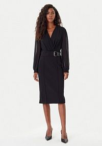 Sukienka koktajlowa Rinascimento czarna 