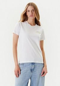 T-shirt Converse biały damski Sea 10027759-A01  Regular Fit