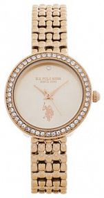 Zegarek U.S. Polo Assn. złoty damski 